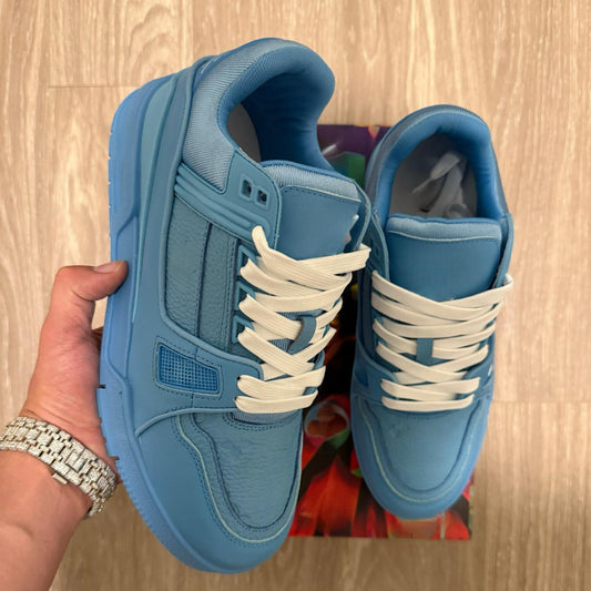LV Trainers Baby Blue