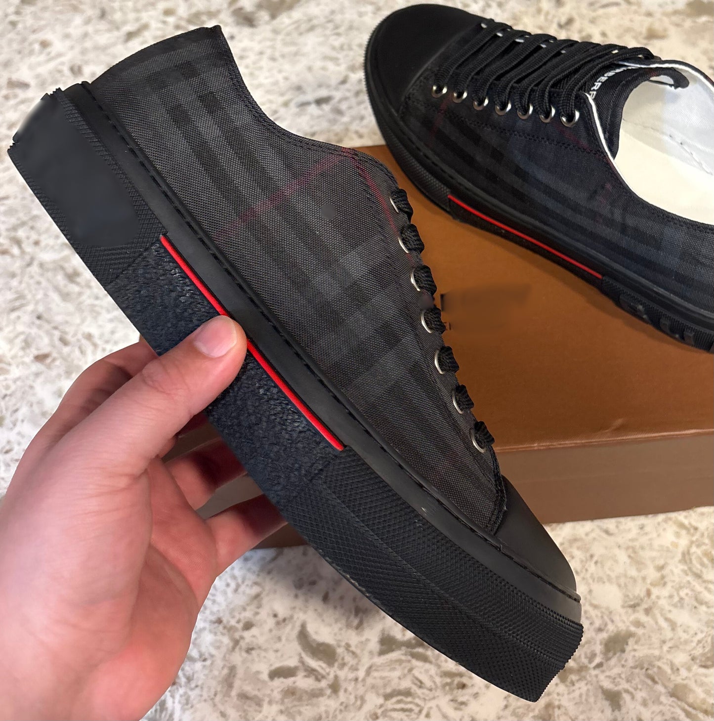 BlueBerri Black Check